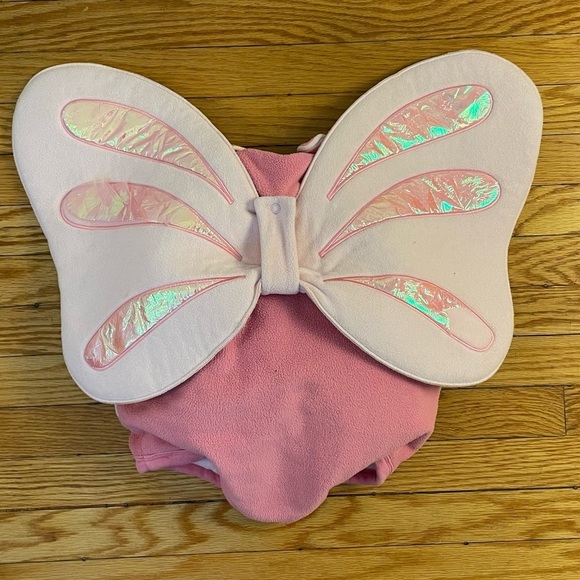 Childrens place pink butterfly fleece  Halloween - Picture 2 of 5
